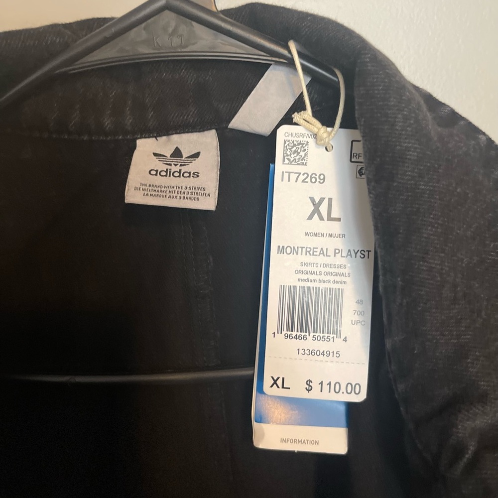 Adidas Classic Black Jacket XL